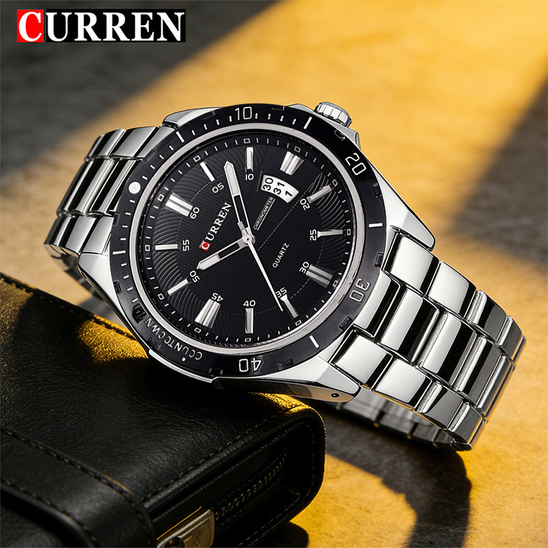 Luxury Watch Apple - Montre homme CURREN Sport originale, quartz,