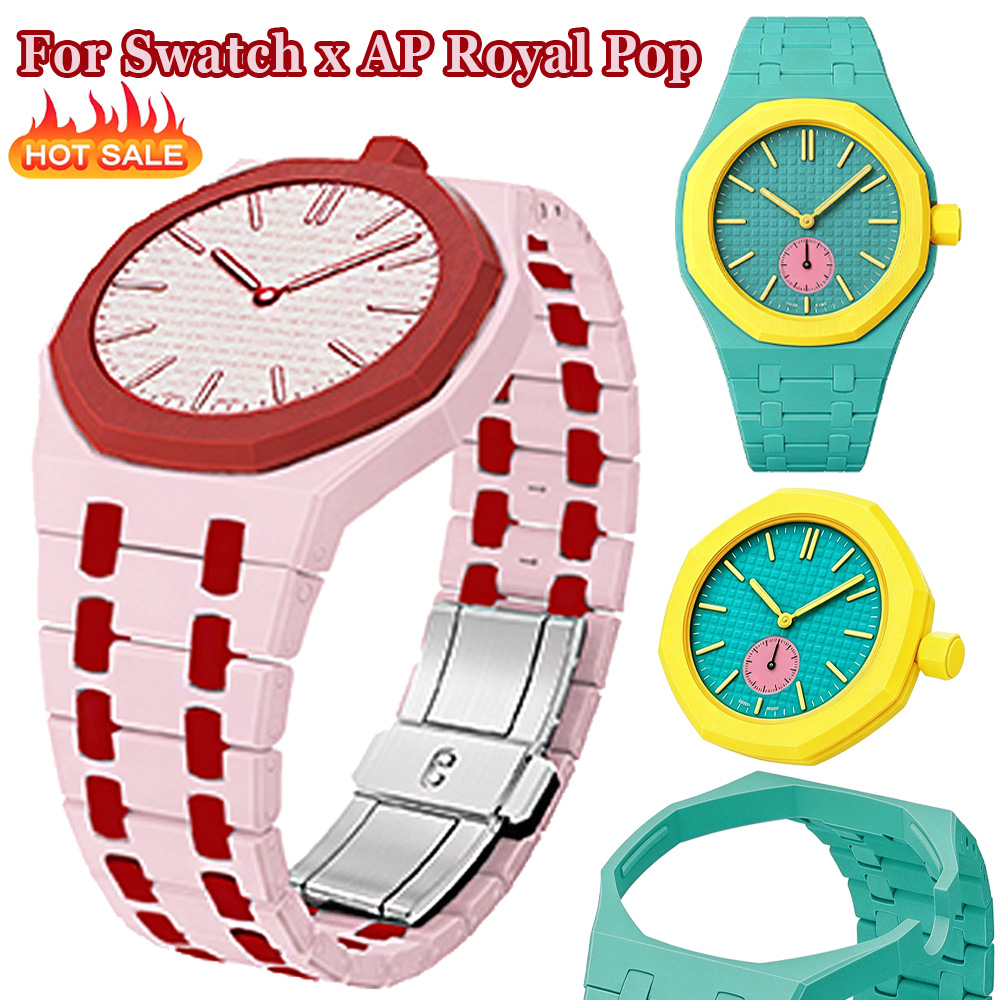Luxury Watch Ap - Boîtier et bracelet biocéramiques pour Swatch