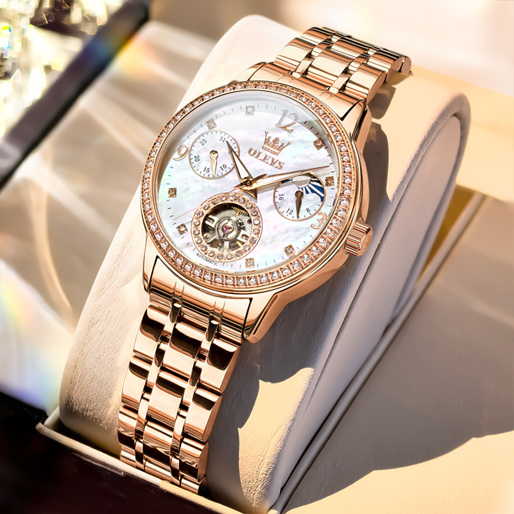 Luxury Watch In Usa - OLEVS – montre-bracelet automatique en acier