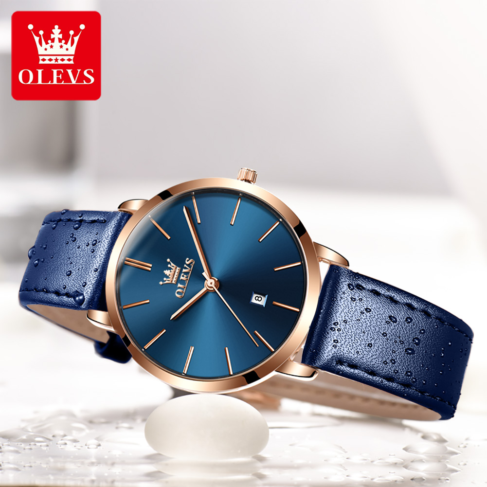 OLEVS mode Ultra mince femmes  - Luxury Watch Leather Strap avis et prix