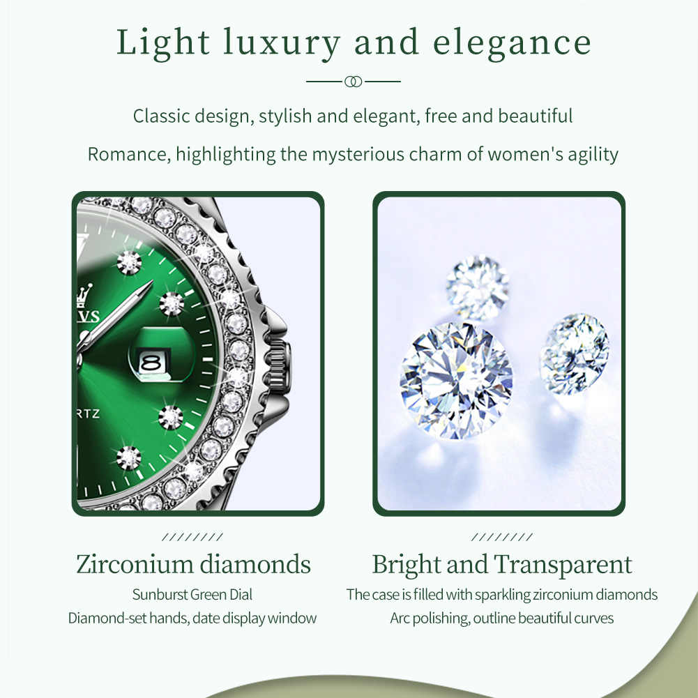 OLEVS élégant Original Quartz  - Luxury Watch Leather Strap avis et prix