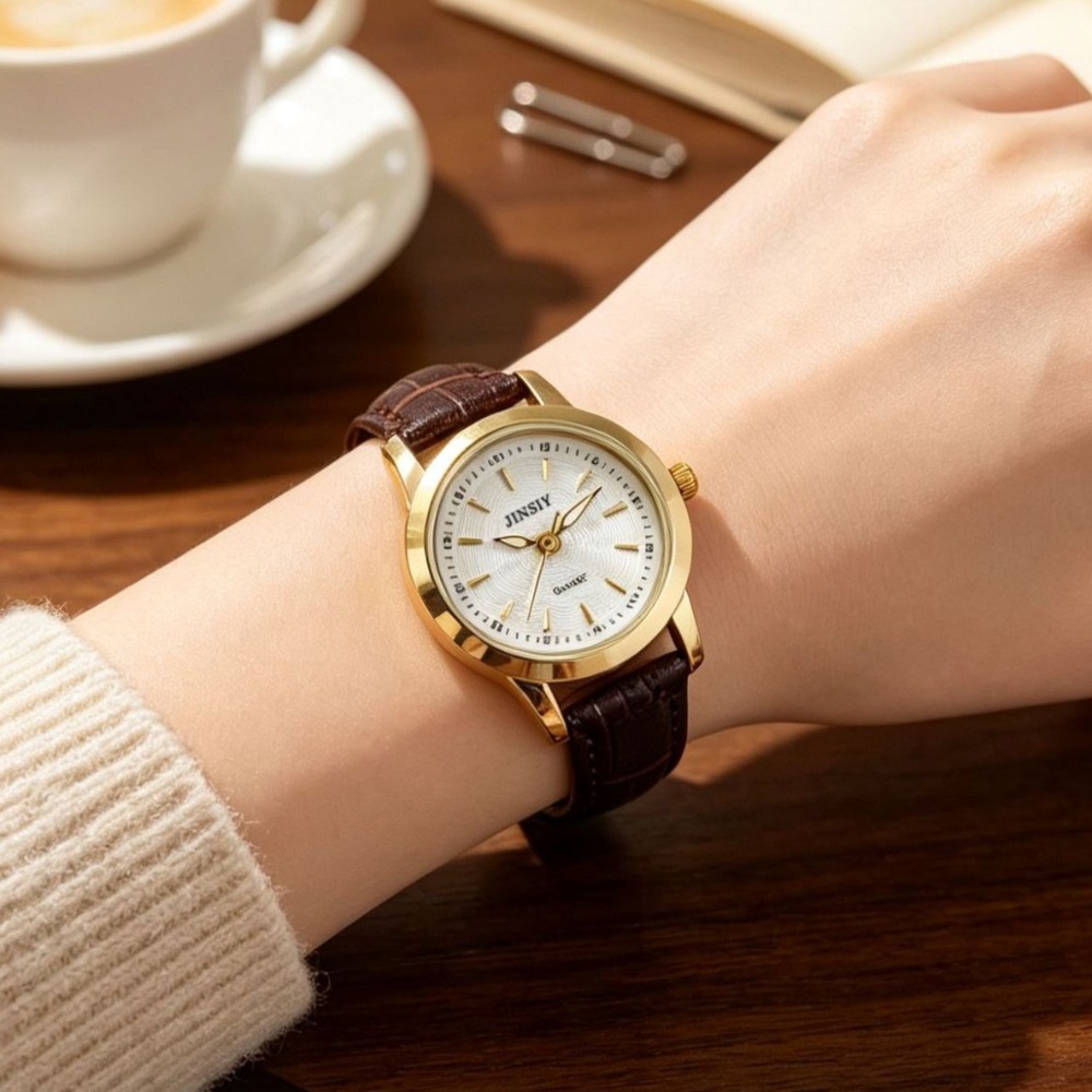 Montre à Quartz de Luxe pour F - Luxury Watch Leather Strap avis et prix