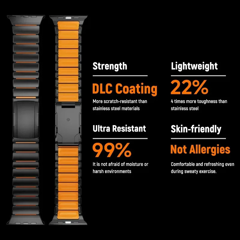 Bracelet en silicone et titane - Luxury Watch Ap avis et prix