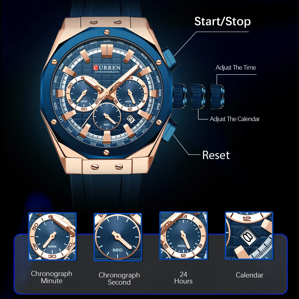 Istro REN-Montre chronographe  - Luxury Watch Apple avis et prix