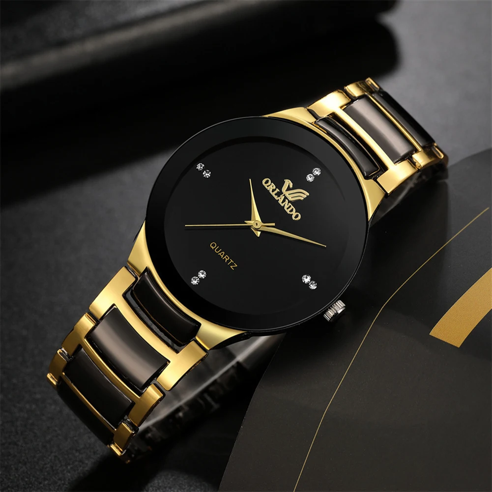 Montre à Quartz pour hommes, e - Luxury Watch Gold And Black avis et prix