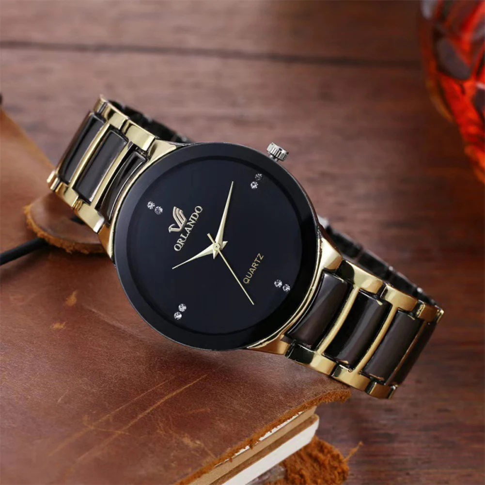 Montre à Quartz pour hommes, e - Luxury Watch Gold And Black avis et prix