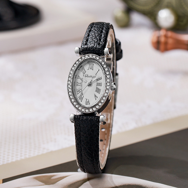 Montre de luxe pour femmes, mo - Luxury Watch Leather Strap avis et prix