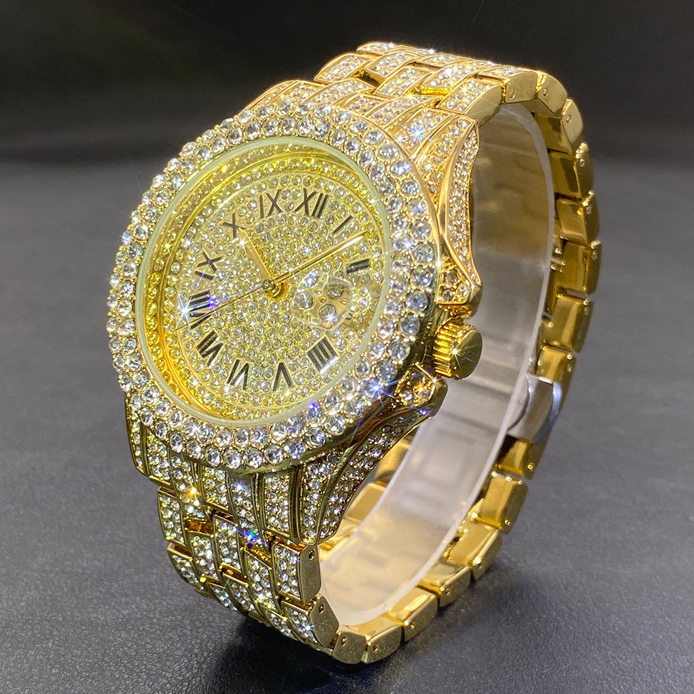 Montre-bracelet pour homme, st - Luxury Watch Gold And Black avis et prix