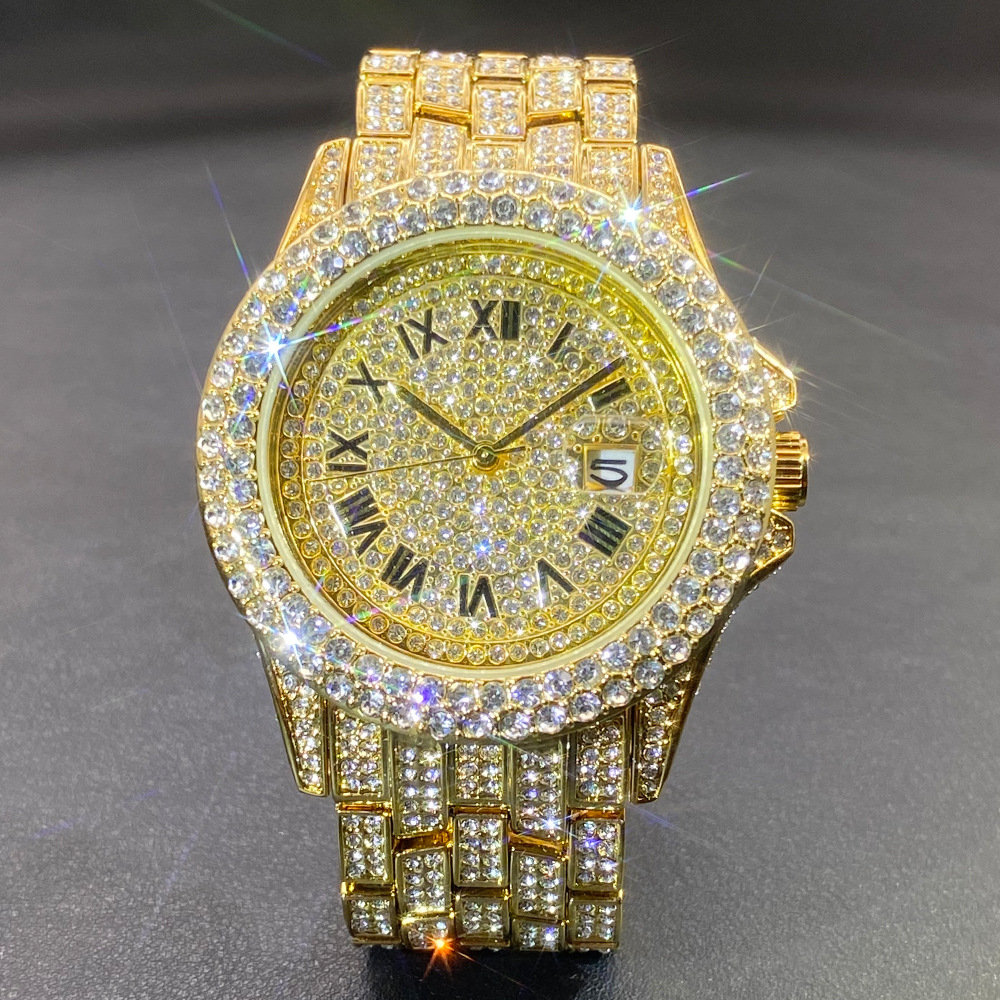 Montre-bracelet pour homme, st - Luxury Watch Gold And Black avis et prix