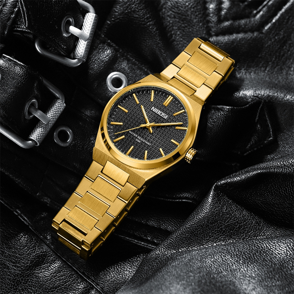 Homme marque montre de luxe or - Luxury Watch Gold And Black avis et prix