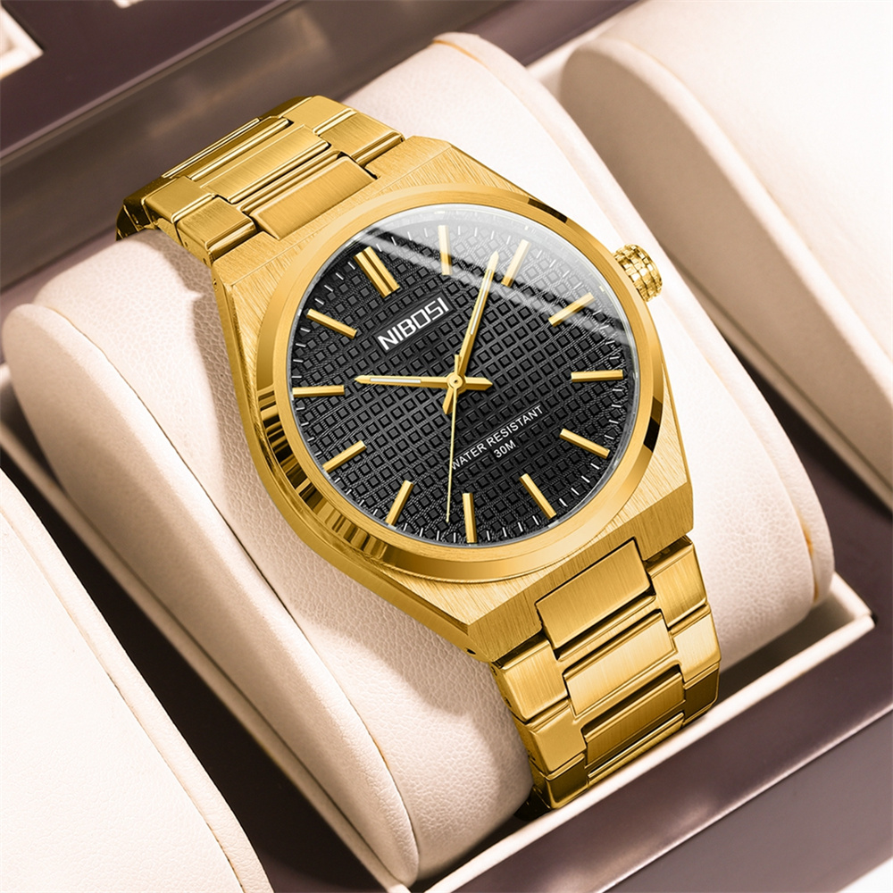 Homme marque montre de luxe or - Luxury Watch Gold And Black avis et prix