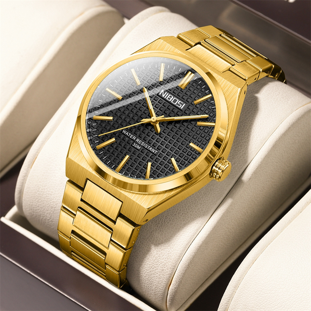 Homme marque montre de luxe or - Luxury Watch Gold And Black avis et prix